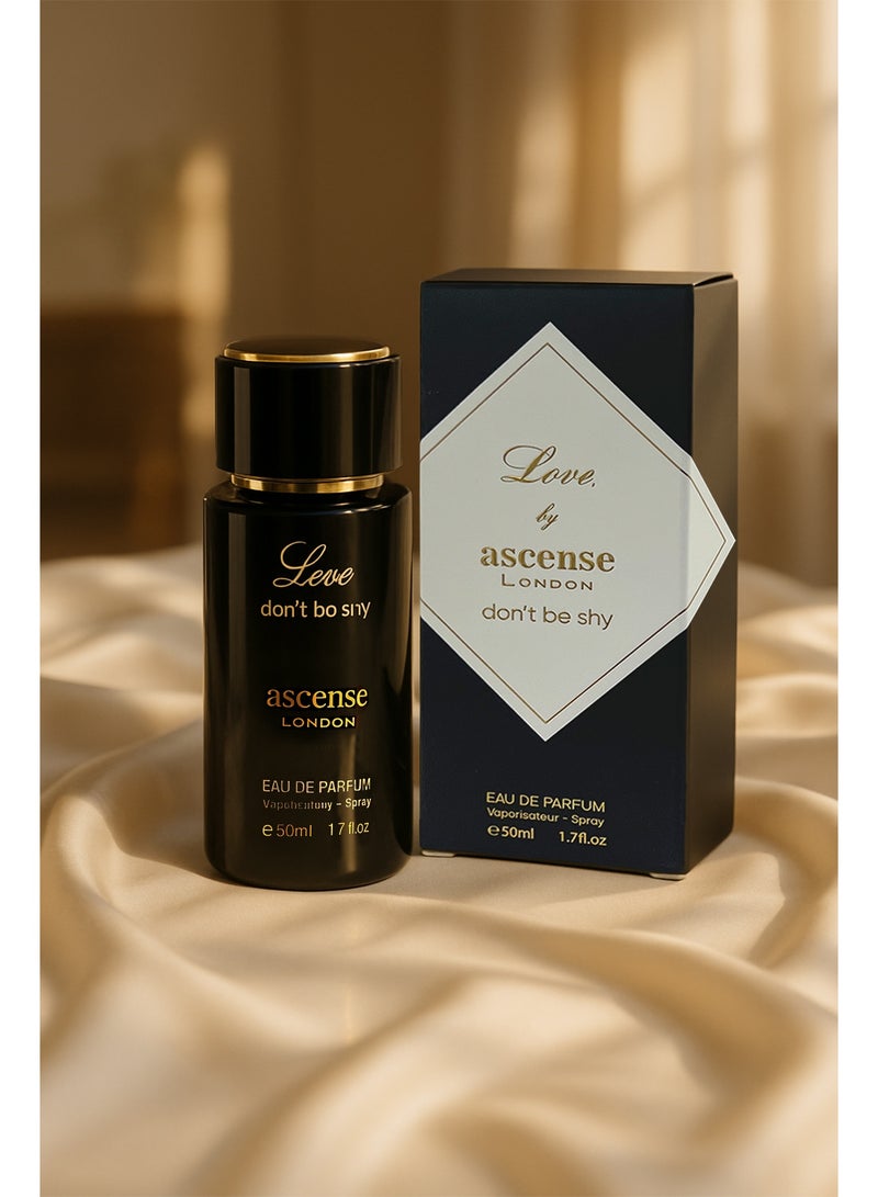 Ascense london Sweet Perfume for Women Love Don’t Be Shy Eau De Parfum for Women 50ml | Luxury Perfume for Women with Vanilla, Gourmand Floral & Caramel Notes - Image 3